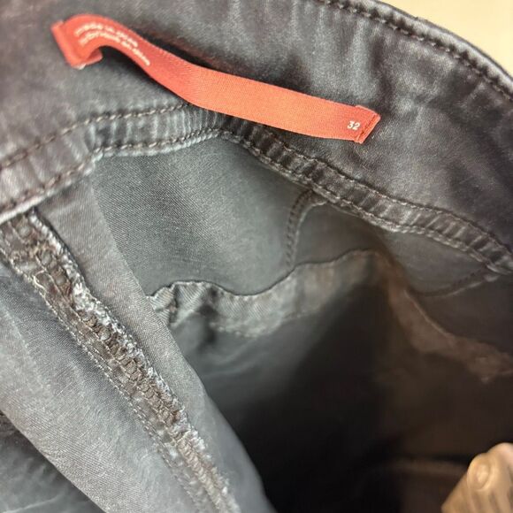 Pilcro Anthropologie The Demilune Black Bootcut Chino Pants Size 32 - Picture 6 of 9